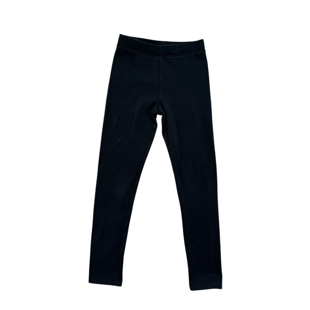 PRIMARY Soft Fleece Sweatpants in Black Size 10 Kids Unisex Cotton Stretch